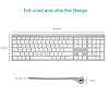 Wireless-Rechargeable-Keyboard-Mouse-Jelly-Comb-KUS015F-24G-Full-Size-Ultra-Slim-Keyboard-Mouse-Set-Combo-QWERTY-UK-Layout-for-PC-Computer-Laptop-Silver-and-White Wireless Rechargeable Keyboard Mouse, Jelly Comb KUS015F 2.4G Full Size Ultra Slim Keyboard & Mouse Set Combo QWERTY UK…