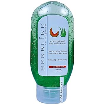 Herbline Melon Shower Gel Scrub-120GM
