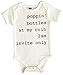 CHUBS POPPIN BOTTLES, Unisex Baby Bodysuit & Funny Baby Shower Gift, MADE IN THE USA