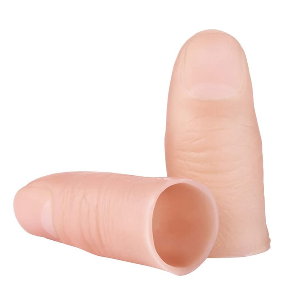 Panda Loco 2 X Thumb Tip Finger Fake Magic Trick Close Up Vanish Appearing Novelty