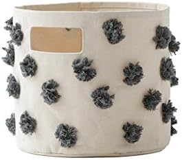Nursery Storage - Pehr Designs Pom Pom Bin - Charcoal, Pint