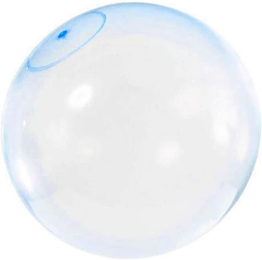 Ovtel Water-Filled Interactive Rubber Big Amazing Bubble Balls by BubbleWorld (Light Blue)