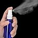 2 oz Empty Spray Bottle Cobalt Blue Boston Round Glass Bottle with White Atomizer - Perfect for Essential Oil Formulas,Aromatherapy and All Natural Cleaning Products (4 Pieces)