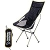 Naturehike Lichtgewicht Opvouwbare Campingstoel met Rugkussen, Outdoor Draagbaar Vissersstoel met Transporttas voor…