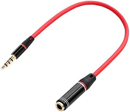 3.5mm Stereo Jack Male to Female Audio Auxiliary Stereo Extension Audio Cable Stereo Jack Cord for Phones, Headphones, Speakers, Tablets, PCs, MP3 Players and More (3.28ft, Pack of 2)