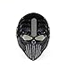 Fafcitvz Airsoft Mask Tactical Skull Overhead Metal Mesh Eye Protection Game Mask (Color 1)