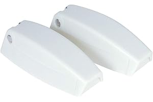 Camco RV Baggage Door Catch -Holds RV Baggage Compartments and Doors Open, Durable Material and Simple Installation- Polar Wh