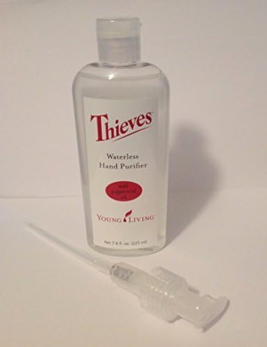 Thieves Waterless Hand Purifier Young Living 7.6oz easy-to-use flip cap or push cap by Young Living Essential Oils