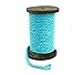Ravenox Natural Twisted Cotton Rope | (Aqua)(1/2 Inch x 10 Feet) | Made in The USA | Strong Triple-Strand Rope for Sports, Décor, Pet Toys, Crafts, Macramé & Indoor Outdoor Use