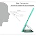 BESDATA Ultra Thin Magnetic Smart Cover Translucent Back Case for 2013 iPad Air + Screen Protector + Cleaning Cloth + Stylus(Mint Green)