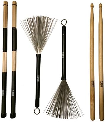ROSS Percussion (Jazz Acoustic Drumstick Pack)