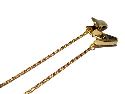 Eyeglass Chain | Small Gold Swirls Clip | Eyeglass Necklace | Eyeglass Around Neck | Clip Eyeglass Retainer | Anti-slip Eye Wear | By ATLanyards