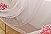 KEQIAOSUOCAI 2 Pieces Baby Pink Girls Room Sheer Curtains for Nursery Kids Rod Pocket Sheer Voile Panels Drapes for Wedding Party Bedroom Living Room 52Wx84L Set of 2