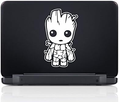 Baby Groot - WHT - 4 - Vinyl Decal
