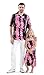 Hawaii Hangover Men's Hawaiian Shirt Aloha Shirt Pink Panel in Black