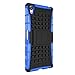 Sony Xperia Z5 Premium Case - MoKo Heavy Duty Rugged Dual Layer Armor with Kickstand Protective Cover for Sony Xperia Z5 Premium 5.5 Inch Smartphone 2015 Edition, Blue