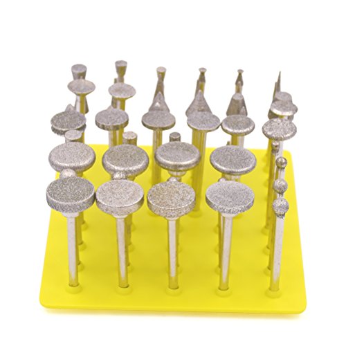 Juego-de-Fresas-de-Diamante-GOXAWEE-50Pcs-Fresa-de-MoliendaMuela-de-Diamante-3-mm-Broca-para-DremelAccesorios-para-Herramientas-RotativasGrabado-Talla-Pulido-de-BricolajeGrano-150