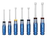 Channellock ND-7A 7 Piece SAE Acetate Handle Hollow Shaft Nut Driver Set