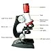 MMUSC Student Beginner Microscope With LED,100X/400X/1200X Magnification,Includes Accessory Set