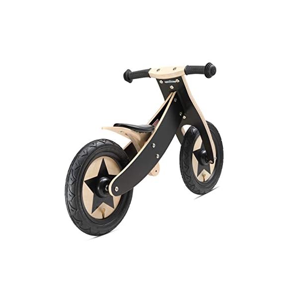 BIKESTAR Mitwachsendes Kinder Laufrad Holz Lauflernrad Kinderrad für Jungen Mädchen ab 2-4 Jahre | 12 Zoll 2 in 1… – Bild 7