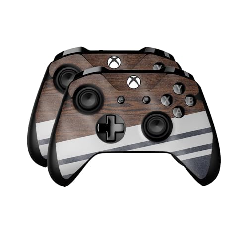 Glossy Glitter Skin Compatible with Microsoft Xbox One Controller (2 Pack) - Wo…