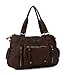 Scarleton Soft Multi Pocket Shoulder Bag H163021 -Coffee Brown
