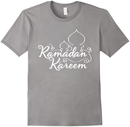 Men's Ramadan Kareem Gift T-Shirt for Boys Girls and Youths Medium Slate