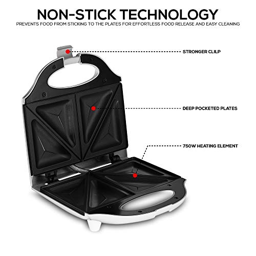 JJati Sandwich Maker, Panini Press + Electric Sandwich Maker Toasting