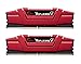 G.SKILL RipjawsV Series DDR4 RAM (XMP) 16GB (2x8GB) 3200MT/s CL16-18-18-38 1.35V Intel AMD Desktop Computer Memory U-DIMM - Red (F4-3200C16D-16GVRB)