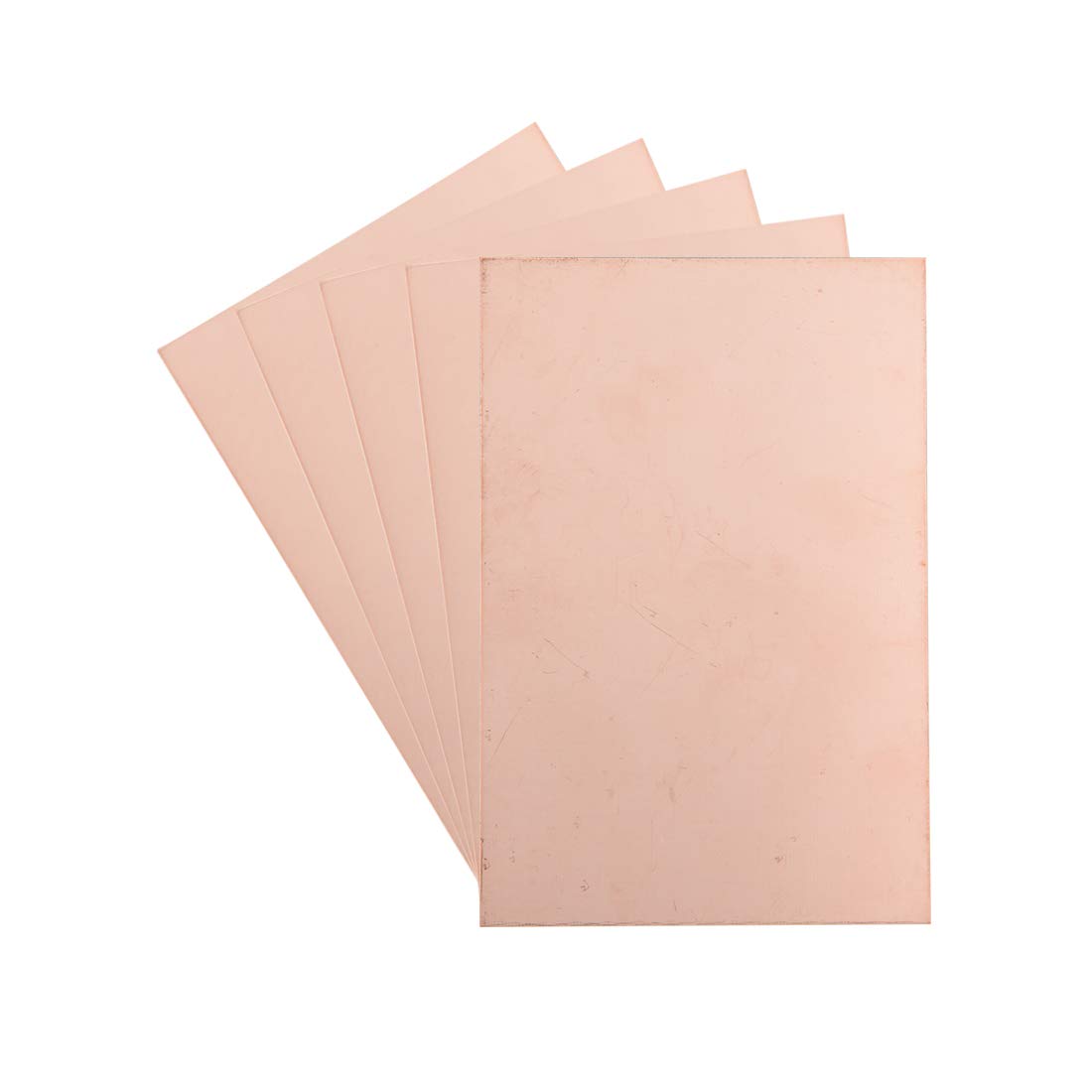 sourcing map Double-Sided Copper Clad Laminate PCB Circuit Board, FR4 150x100mm 5.91x3.94 inch, 1.5mm Thickness DIY Prototyping PCB Board, Name Board, 5pcs