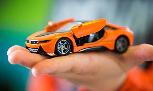 siku 2348, BMW i8 LCI, Orange/Schwarz, Metall/Kunststoff, 1:50, Öffenbare Türen, Abnehmbare Reifen – Bild 7