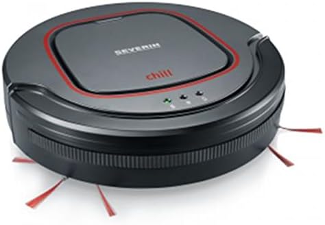 Saugroboter "chill®", leistungsstarker Staubsauger Roboter für Hartböden und kurzflorige Teppiche, extra flacher Putzroboter mit Treppenstufenerkennung, platingrau, RB 7025