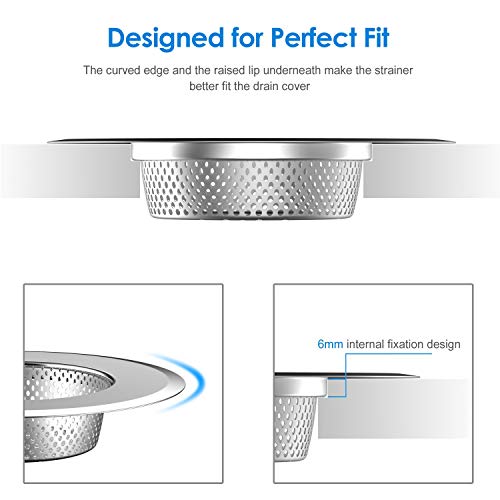 1 Helect+3+Pack+Kitchen+Strainer+Stainless