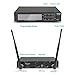 Wireless Microphone System, GEARDON 100 Channel Dual UHF Metal Cordless Handheld Mic Set with 200ft Long Range Professional Performance for Presentation/Church/Karaoke