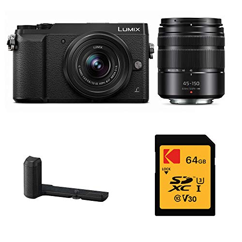 Panasonic Lumix DMCGX85WK Mirrorless Camera Two Lens (1232mm & 45