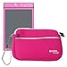 DURAGADGET Pink Protective Neoprene Carry Case - Compatible with Boogie Board 8.5 Inch & Boogie Board JOT 8.5 Inch & Personal Organiser with Front Zip Pocket