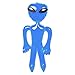 Windy City Novelties Inflatable Alien Party Decorations – 12 Pack of 18-Inch Multicolor Space Aliens – Sci-Fi Themed Party Favors