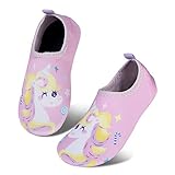 Toddler Kids Water Shoes Lightweight Non-Slip Aqua Socks Shoes for Beach Walking for Boys Girls Toddler