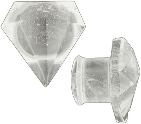 Pair of Quartz Crystal Ice Plugs: 7/8"