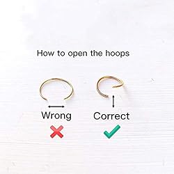 Small Gold Sterling Silver Huggie Hoop Earrings for