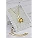 American Coin Treasures Gold-Layered Silver Mercury Dime Goldtone Coin Pendant with 18