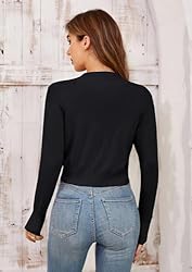 GRACE KARIN Bolero Sweater for Women Cardigan Black