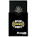 Pacsafe unisex adult Rfidsleeve 50 Rfid Blocking Protector Travel Accessory Passport Cover, Black, One Size US