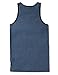 JD Apparel Mens Men's Basic Athletic Jersey Tank Top Contrast Binding XL Denim Black