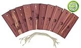 Natural Aromatic Cedar Wood Blocks Clothes Protector and Moth Repellent Storage Value Pack (14)