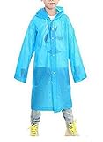 Taiduosheng Age 6~12 Kids Hooded Jacket Rain Raincoat Cover Long Rainwear