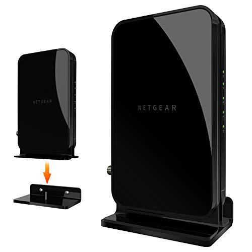 Sturdy Clear Acrylic Wall Mount Bracket Holder for NETGEAR Cable Modem CM500(Only for 300Mbps Max Download)