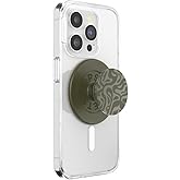 PopSockets Phone Grip for MagSafe, Magnetic Holder, Phone Stand, Green - Alum Swirl