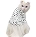 i'Pet Princess Floral Cat Party Bridal Wedding Dress Small Dog Flower Tutu Ball Gown Puppy Dot Skirt Doggy Photo Apparel Stretchy Clothes Mesh Costume for Spring Summer Wear