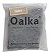 Oalka Women's Yoga Capris Running Pants Workout Leggings Dye-Black XL